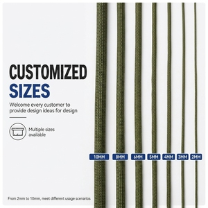 Cordon de parachute <span class=keywords><strong>en</strong></span> nylon coloré mini 550 Paracord Type III 7 brins, ensemble <span class=keywords><strong>arc</strong></span>-<span class=keywords><strong>en</strong></span>-<span class=keywords><strong>ciel</strong></span> léger pour <span class=keywords><strong>camping</strong></span> <span class=keywords><strong>en</strong></span> extérieur - Product Image 2