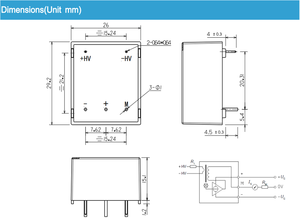 Vn2a 25 p00 loạt điện áp cao đầu dò điện áp cảm biến biến áp độ chính xác cao điện áp biến áp tùy chỉnh - Product Image 2