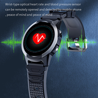Montre connectée Android 4G VFA56S pour personnes âgées, avec podomètre, surveillance de la santé, tension artérielle, fréquence cardiaque, oxygène sanguin, carte SIM et appel SOS.