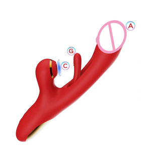 Flapping Rabbit Vibrator Dildo Sex Toys for Women,G Spot Stimulator with 7 Sucking and 7 Tongue Licking <strong>Modes</strong> for Nipple Play - Product Image 2