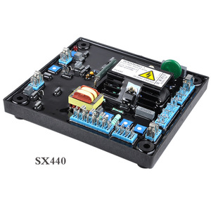SX440 เครื่องควบคุมแรงดันไฟฟ้าอัตโนมัติ สามเฟส 50 60 เฮิรตซ์ ป้องกันแรงดันเกิน รีเซ็ตด้วยตนเอง เครื่องกำเนิดไฟฟ้ากระแสสลับ AVR - Product Image 1