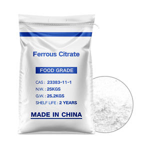 CAS 23383-11-1 Citrato Ferroso di Grado Alimentare 25kg C6H6FeO7 Additivo Alimentare Integratori di Ferro Antiossidanti EINECS 245-625-1 - Product Image 3