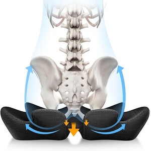 <strong>Extra</strong> <strong>Large</strong> Memory Foam Seat <strong>Cushion</strong> Thick for Long Sitting - Product Image 5