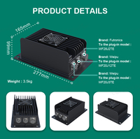 Chargeur de batterie de voiture 12V 24V, chargeur de batterie de moto électrique, convertisseur AC DC 2KW, IP67, robuste