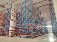 Estanterías de Almacenamiento Industriales Ajustables de Acero Laminado en Frío de Alta Resistencia, Sistemas de Estanterías para Almacenes con Protección Contra la Corrosión
