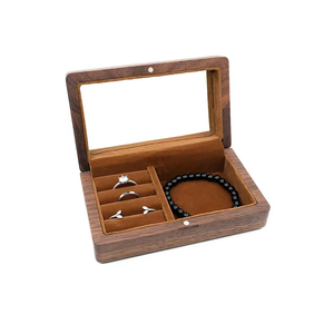New Listing Custom High End Solid Wood Necklace <b>Earrings</b> Bracelet Jewelry Storage <b>Box</b> - Product Image 1