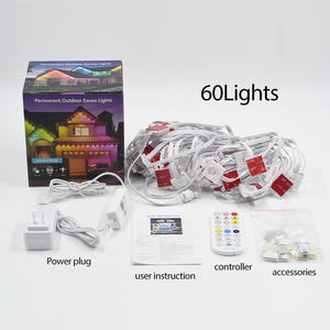 Piste Permanent Maison Lumières 24V Ensemble Ip67 Rgbw Led Rgbic rgb Permanent Noël Paysage Éclairage pour Extérieur - Product Image 3