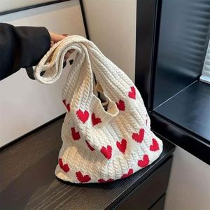 Bolso de Hombro Tejido Estético, Bolso Tipo Hobo de Poliéster con Tejido de Crochet para Mujer, Bolso Grande y Ligero para Viajes, Picnic y Vacaciones en la Playa - Product Image 3