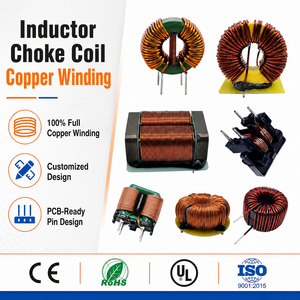 Inducteur toroïdal à courant élevé, bobine de refoulement série FTR, 10uH 1000uH 0.1A 10A, inducteur de puissance à noyau en ferrite DCR pour filtre EMI SMPS - Product Image 3