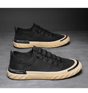 Ice Silk Men's Shoes 2026 Summer New Design <b>Canvas</b> Shoes for Men, Breathable Sneaker Casual Flip-Flop <b>Canvas</b> trendy Shoes - Product Image 3