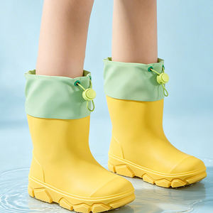 <span class=keywords><strong>Botas</strong></span> de Lluvia para Niñas, Impermeables, de Goma, Ligeras, Antideslizantes, con Suela Suave - Product Image 6