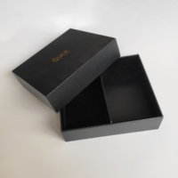 Boîtes d'emballage personnalisées de qualité supérieure, boîtes en carton rigide sur mesure, boîtes d'emballage noires avec gaufrage doré, boîtes pour chaussettes