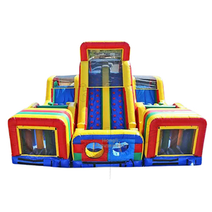 Tương tác các chướng ngại vật Inflatable với lớn trượt từ Trung Quốc Quảng Châu nhà máy bơm hơi - Product Image 1