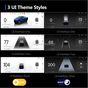 Cybertruck – Affichage tête haute (HUD) LCD 10,88 pouces grand écran avec compteur de vitesse, tableau de bord, horloge et distance parcourue - Product Image 5
