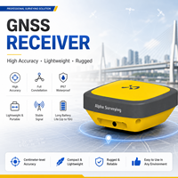 Receptor GNSS RTK Portátil Alpha G3X, Instrumento de Topografía de Alta Precisión para Mapeo y Uso con Drones