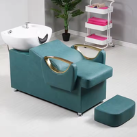 PLUS DESIGN Mobilier de salon contemporain moderne de haute qualité, confortable et réglable, avec shampoing, pour salon de coiffure