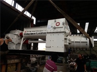 Extrudeuse de briques creuses comprimées à haute pression, terre rouge, terre argileuse, bloc de terre, machine à fabriquer des briques