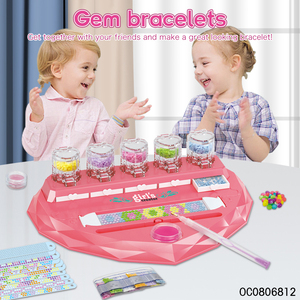 Kit de fabrication de bracelets pour filles avec machine à tricoter manuelle, jouet DIY pour filles de 5 <span class=keywords><strong>ans</strong></span> - Product Image 2