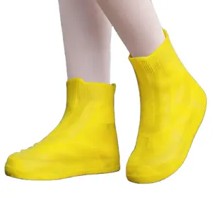 2023亚马逊热卖TPE鞋套雨可重复使用防水保护器雨靴女男运动鞋套批发