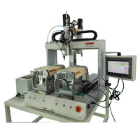 Machine de fixation de vis automatique BBA Desktop XYZ 2 tournevis localiser l'arrière et l'avant avec système de contrôleur PLC pour le vissage robotique