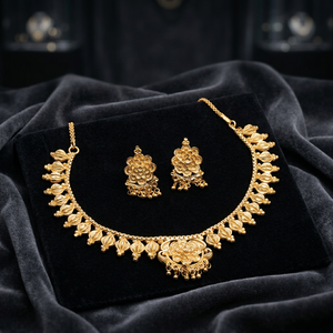 Joyería de moda al por mayor 14K 18K 24K joyería de diseño tradicional chapada en oro, conjunto de collares, joyería llena de oro de latón. - Product Image 1