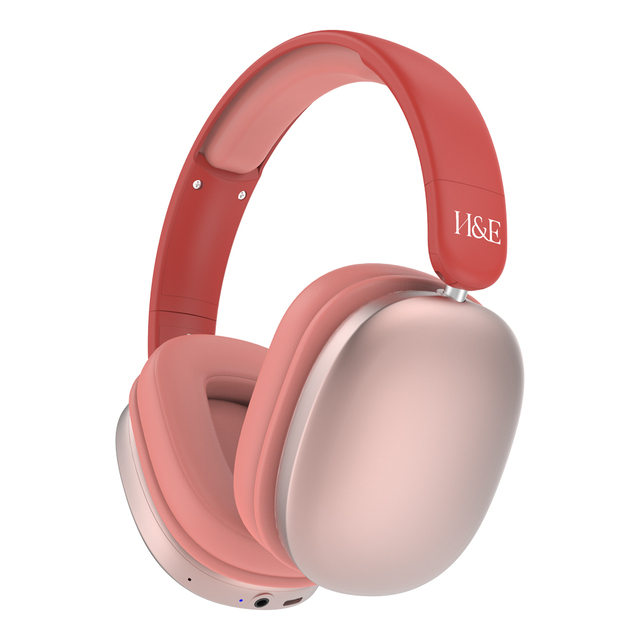 H&E AH7 Headphones With Mic Wireless ANC Over Ear Headset Active Noise Cancelling Custom Logo Long Battery Life