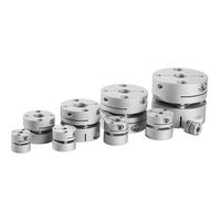 Accouplement de disque d'arbre rigide en alliage d'aluminium à diaphragme unique