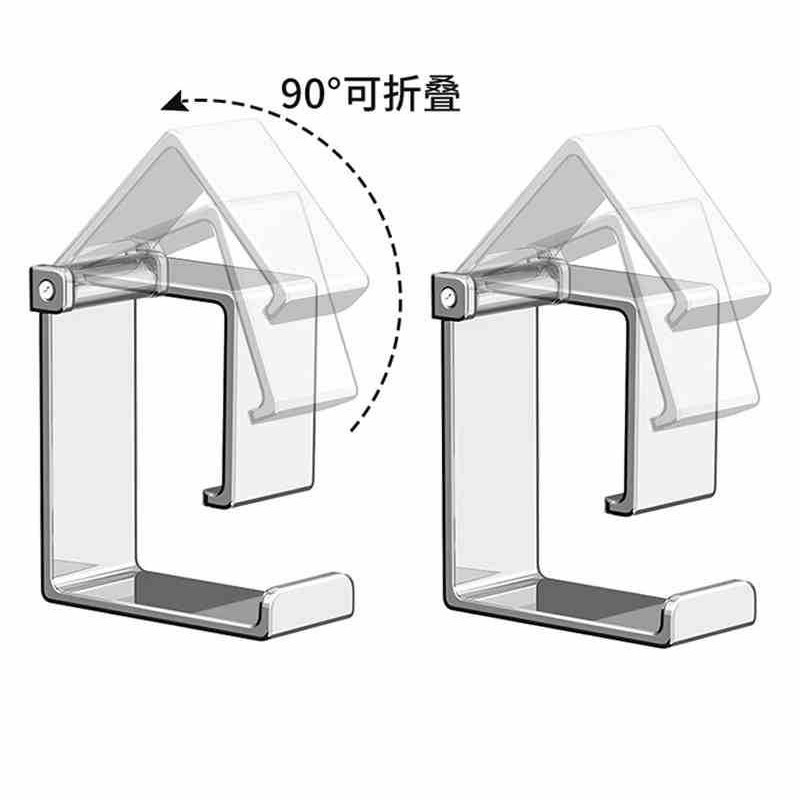 Folding washbasin stand *2 [Silver 304 Stainless Steel]
