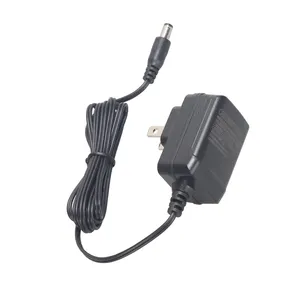 12w 12Vdc USA adaptateur de prise ac dc tension constante led alimentation entrée 100-240vac adaptateur secteur