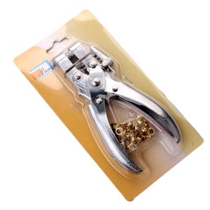 Pince perforatrice en cuir robuste en acier 45 pour la fabrication de sacs à main, outil de perforation pour anneaux métalliques et œillets - Product Image 4