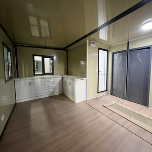 Casa Contenedor Modular de Acero de Lujo Moderna Prefabricada de 20 pies con 2 Dormitorios, Expandible, Precio de Venta - Product Image 5