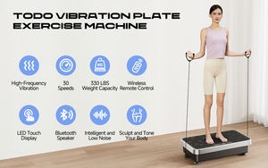 Fitness Gymnastique Anti-Cellulite Plate-Forme <span class=keywords><strong>Vibrante</strong></span> Oscillante 3 Zones D'exercice pour Massage Vertical Perte De Poids Bodybuilding - Product Image 2