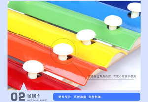 I bambini infantili di legno ottava mano bussare al pianoforte prima educazione del bambino strumento musicale giocattolo educativo 1-2-3 anni di età i piccoli - Product Image 2