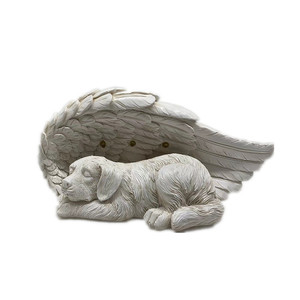 Lampe solaire de jardin en résine en forme de cœur, éco-responsable, pour commémorer un animal de compagnie, décoration de Noël pour la maison, chien, ange gardien éternel - Product Image 1