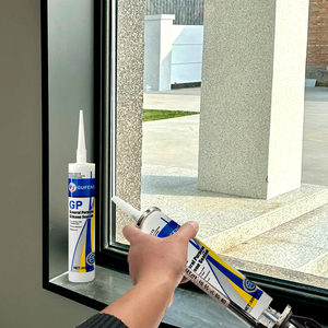 Mastic silicone neutre pour vitrage, usage général, sans odeur acétique, ne coulant pas, bonne adhérence, mastic silicone neutre d'usine - Product Image 1