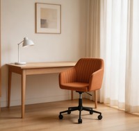 Chaise de bureau d'hôtel en cuir PU moderne et durable