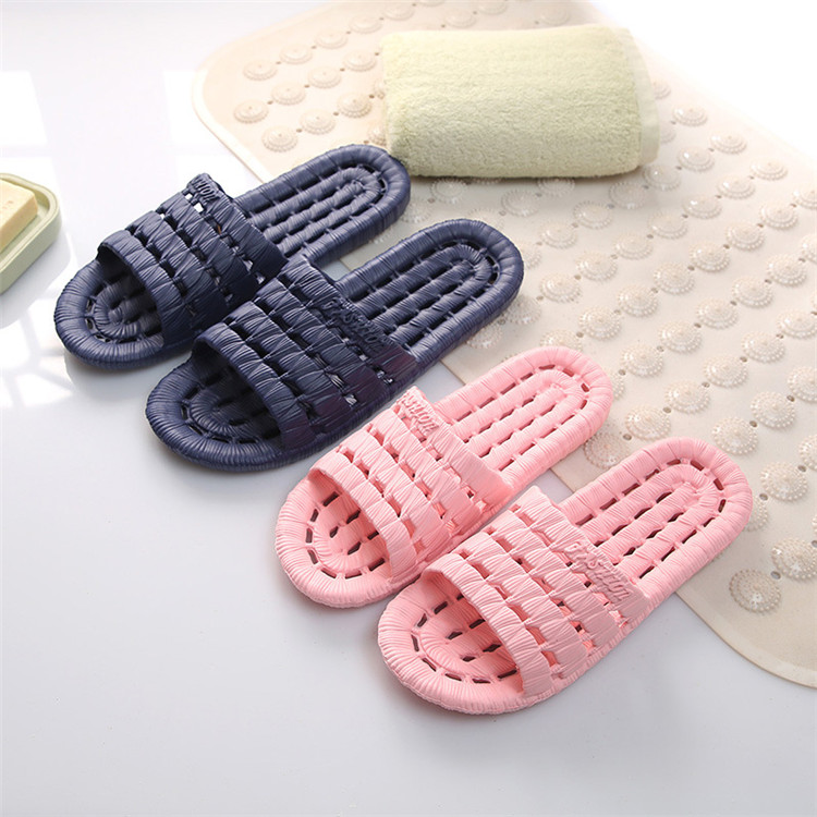 Summer Sandals Bathroom Bath Non-slip Memory Foam Slippers Water Leaking Women House Slippers