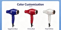 Sèche-cheveux ionique à moteur électrique professionnel 2200W AC à faible bruit séchage rapide haute qualité Salon et usage domestique