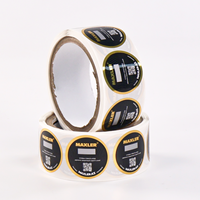 Etiquetas Personalizadas, Pegatinas con Logotipo Personalizado en Rollo, Adhesivas, Impermeables, Impresión Personalizada para Empresas, Marca y Empaque
