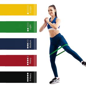 Bande de résistance élastique réglable en Tpe, boucle en Latex, ensemble personnalisé de bandes de résistance pour les hanches - Product Image 2