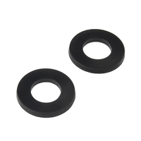 Noir/Blanc Nylon M6 X 25mm X 1mm M2 M3 M4 M5-M20 Rondelle Plate En Plastique Plaine Entretoise Joint O Rondelle pour Vis
