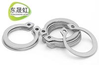 DSH 100Pcs Din471 SS304 C Type Hole Internal Circlips Retaining Ring 47-54 HRC Plain Finish 8.3mm Inner Diameter 1mm Thickness