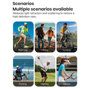 Óculos de Sol Esportivos Sem Armação Proteção UV400 Óculos de Ciclismo e Corrida Lentes Polarizadas Antiembaçantes Óculos de Segurança para Atividades ao Ar Livre Logotipo Personalizado - Product Image 6