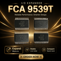 FCA9555T TSSOP-24 Paquete I2C-bus de 24 bits, Salida de interrupción de drenaje abierto de nivel bajo activo, 1.6V-5.5V, Expansor de E/S, Circuito integrado de interruptor para redes