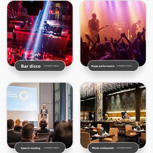 Haut-parleur professionnel passif 3 voies pleine gamme R2 700W avec pavillon à cornet tri-amplifié pour bars, clubs, karaokés, concerts et scènes audio R2 High- - Product Image 5