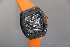Trendy Fashion High End <b>Watch</b> Carbon Fiber Case <b>Rubber</b> <b>Watch</b> Skeleton Design Men's Mechanical Sports <b>Watch</b> - Product Image 3
