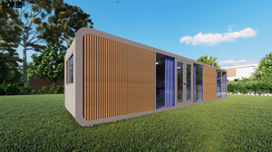 Casa Contenedor de 40 pies, Diseño Mediterráneo Rectangular Personalizable, Tipo Apple Cabin, Transpirable, con Certificación CE, para Oficina o Vivienda - Product Image 4