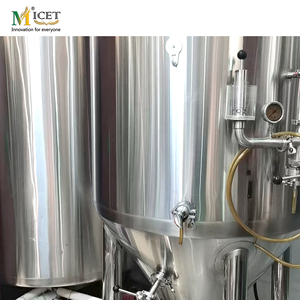 Brasserie artisanale de 500L d'occasion, <span class=keywords><strong>2</strong></span> cuves, 3 réservoirs, en acier inoxydable, avec fermenteur, équipement de brassage de bière artisanale pour restaurant, pub - Product Image 3
