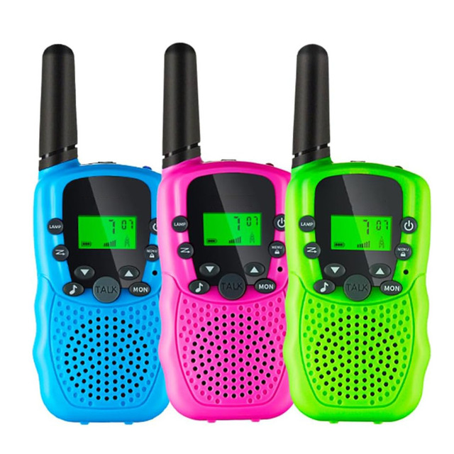 High Quality 22 Channel 3 Km Long Range Two Way Radio Phone Mini Walkie Talkie Small Handheld Wireless Toy for Kids