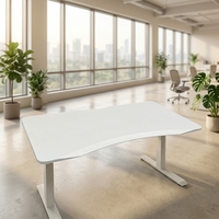 Nouvelle Table de Gaming Commerciale 2026 Moderne de Luxe Personnalisée en Bois, Plateau de Bureau E-sport Électrique à Hauteur Réglable
